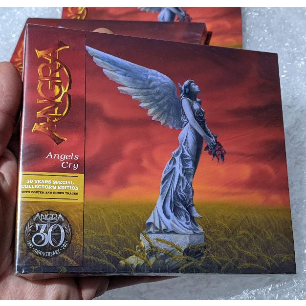 CD Angra - Angels Cry - Edição Especial de 30 Anos (Pôster e