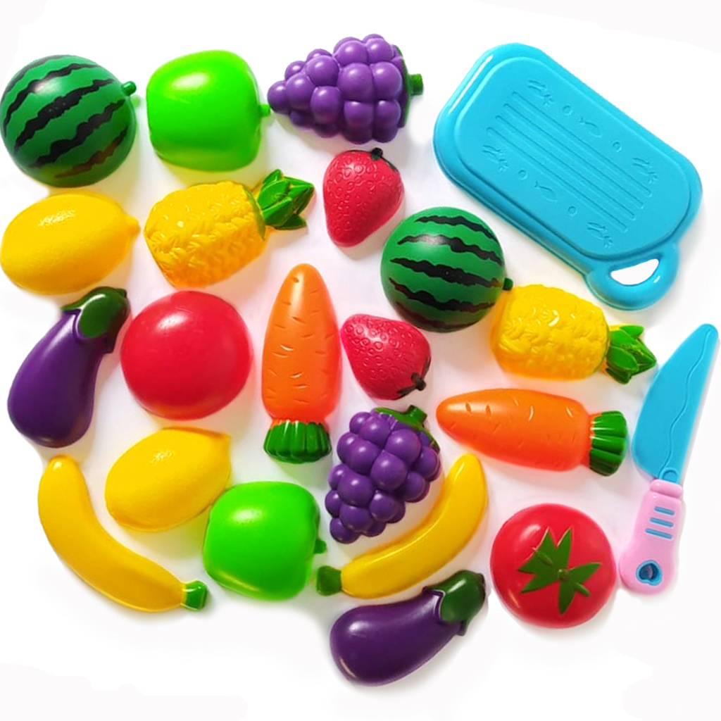 Frutas E Legumes Cortar De Brinquedo Alimentos De Brinquedo Cozinha ...