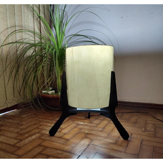 Abajur De Chão Tripé 50 Cm Completo Com Cúpula E Fiação Luminária De Piso