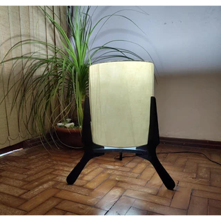 Abajur De Chão Tripé 50 Cm Completo Com Cúpula E Fiação Luminária De Piso