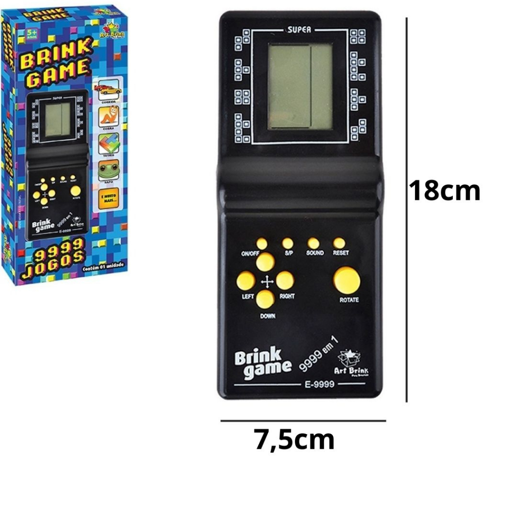 Relógio Infantil Com Tetris Mini Game Criança Brinquedo Unicornio