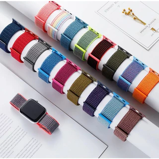 Pulseira Nylon Loop Sport Para Apple Watch 38mm 40mm 42mm 44mm