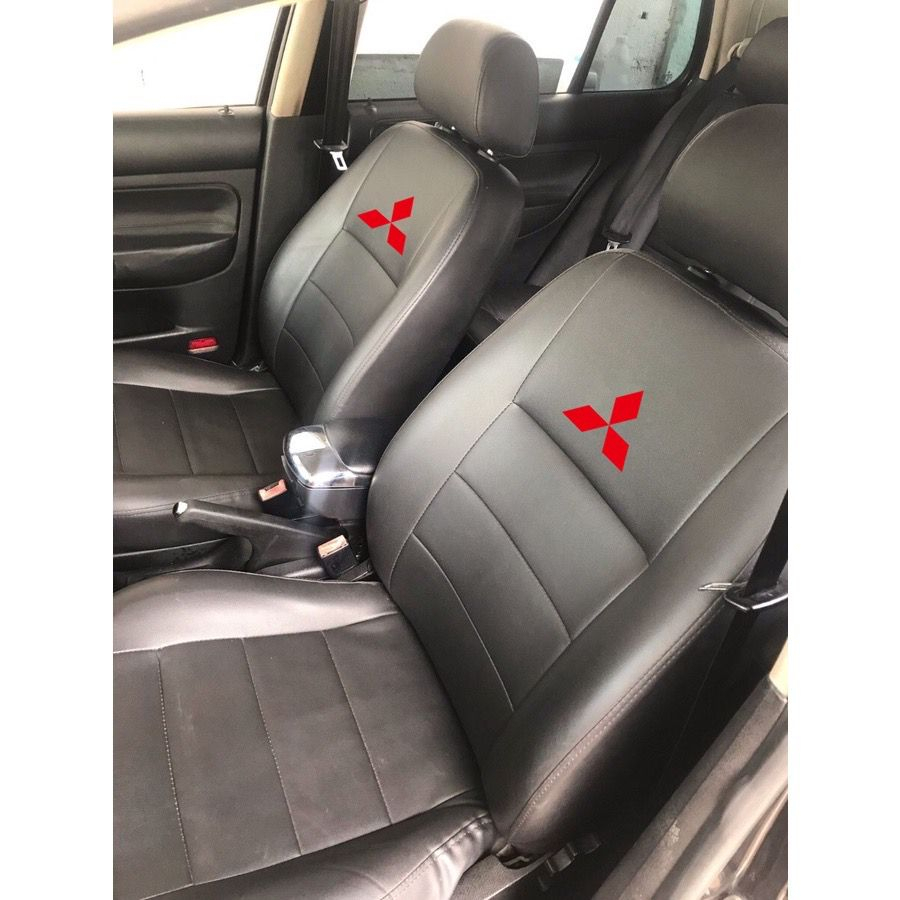 Conjunto de Capas de Banco Automotivo em Couro Para Mitsubishi I200 Trinton Outlander Pajero