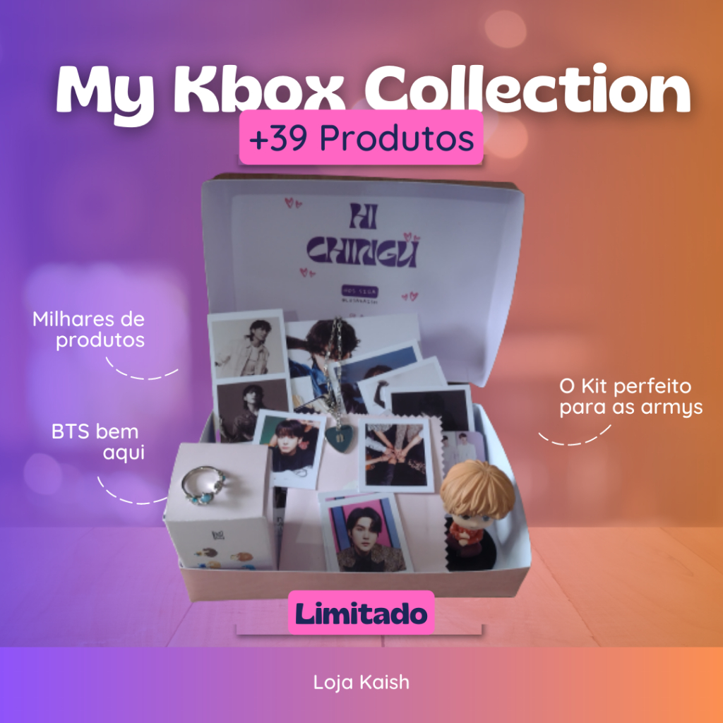 Box do BTS com muitos produtos | Shopee Brasil