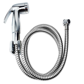 Kit Engate Mangueira Flexível 1,20m Ducha Higiênica com Gatilho ABS Plus Cromado