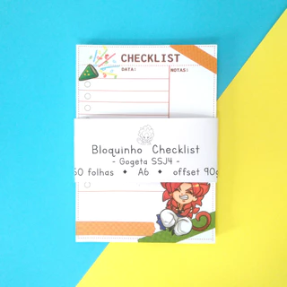 Bloquinhos de Anotações, Checklist, Memopad