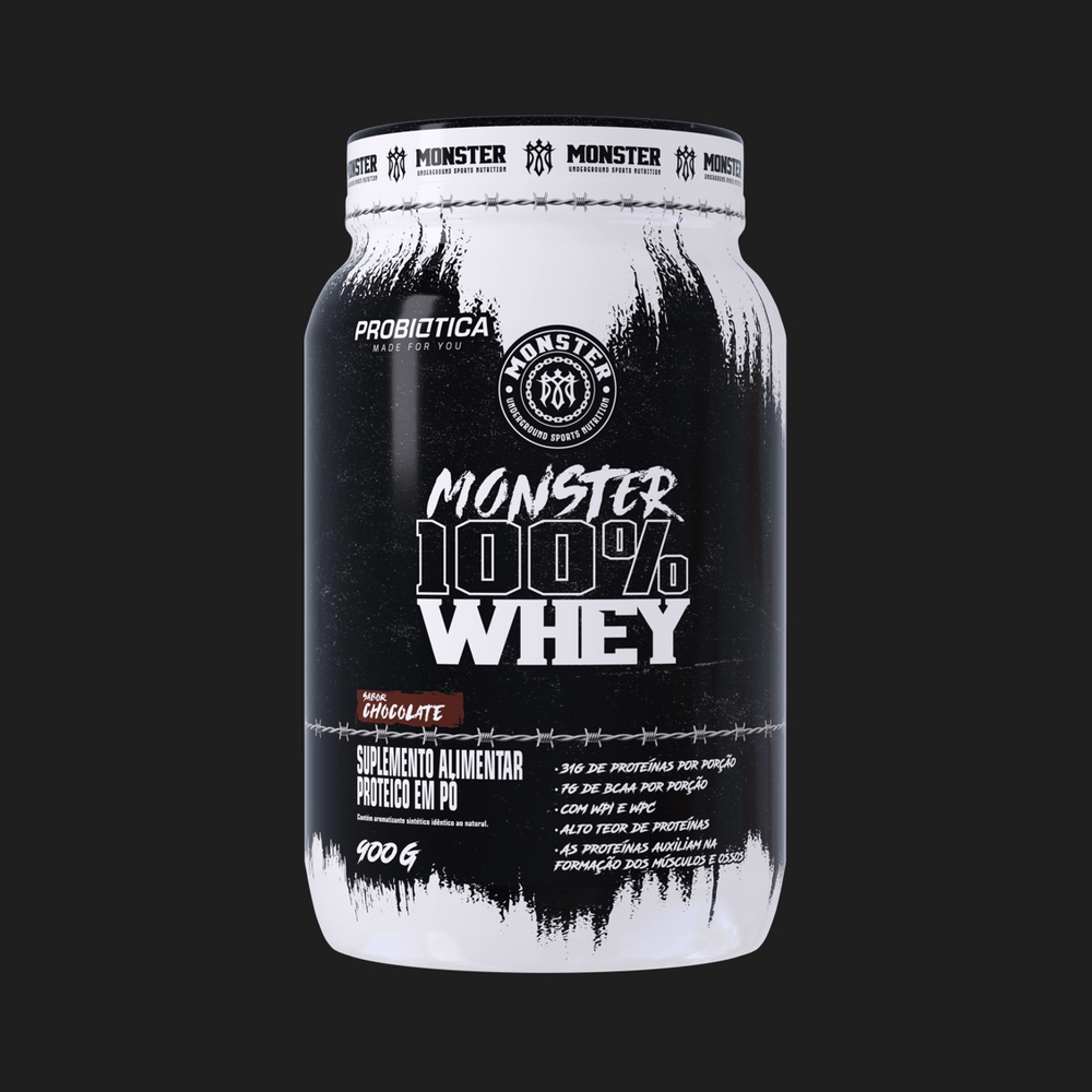 Whey 100% Monster 900g – Rafael Brandão – Probiótica