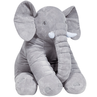 Almofada Elefante Gigante Cinza Azul ou Rosa enxoval - Buba