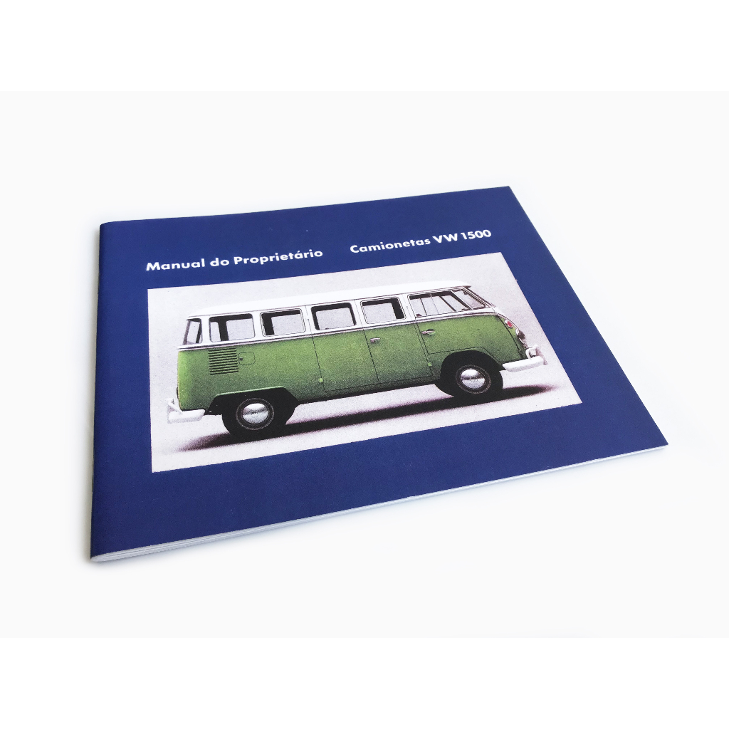 Manual Do Proprietário Vw Kombi 1973 1º serie Shopee Brasil