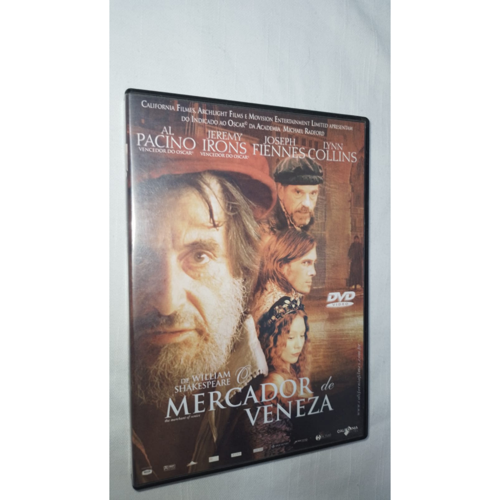 Dvd O Mercador De Veneza ( 13694 ) Shopee Brasil
