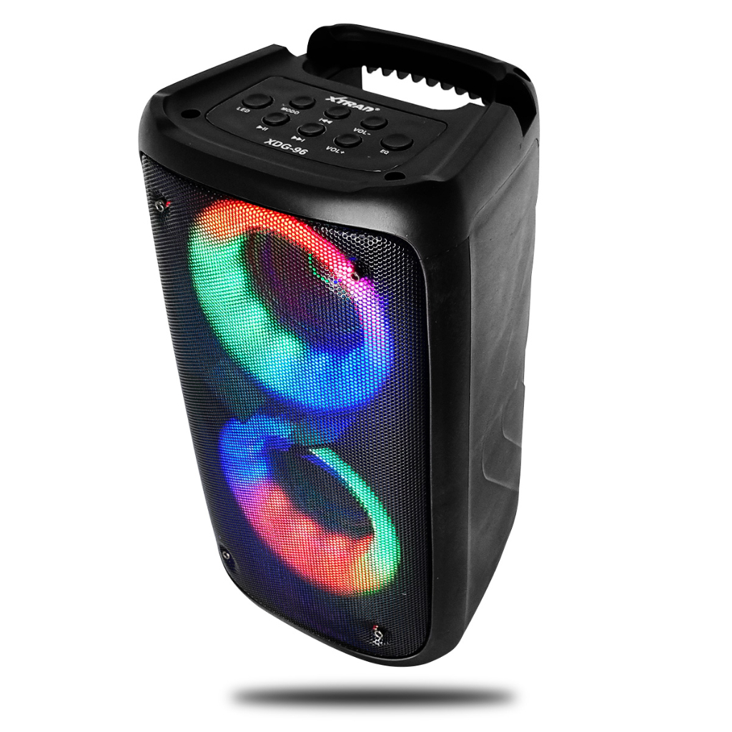 Caixa de som Bluetooth Potente Multimídia com LED RGB Subwoofer TWS
