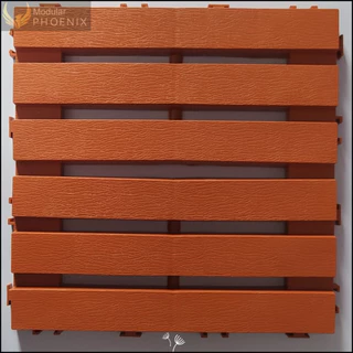 KIT 12 unidades Deck textura madeira plástico encaixe modular Decks Piscina Jardim Banheiro varanda