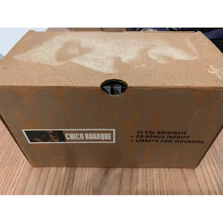 Box Chico Buarque construção 22 cds + libreto biografia raridade