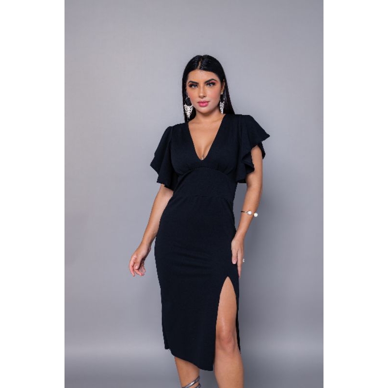 Vestido midi para formatura 2024 convidada