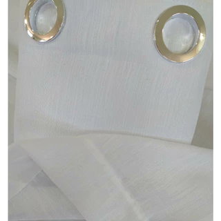 Cortina Luxo Blackout PVC com Voil Flame Linho Gaze 2,80x2,50 ilhos / varão 100% veda a luz