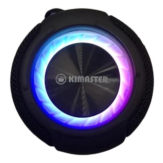 Caixa De Som Led RGB 18W K450X Kimaster Bluetooth5.0 A Prova D'água iPx6 FM