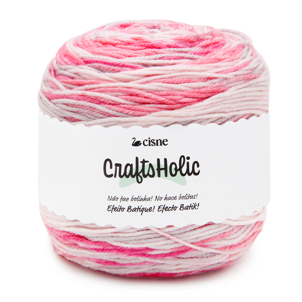 Fio Crafts Holic Cisne 140g 350 metros TEX 400 Crochê e Tricô