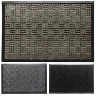 Capacho 59x89cm Tapete Porta de Entrada Grande Antiderrapante Borracha Resistente Residencial Comercial Hidro