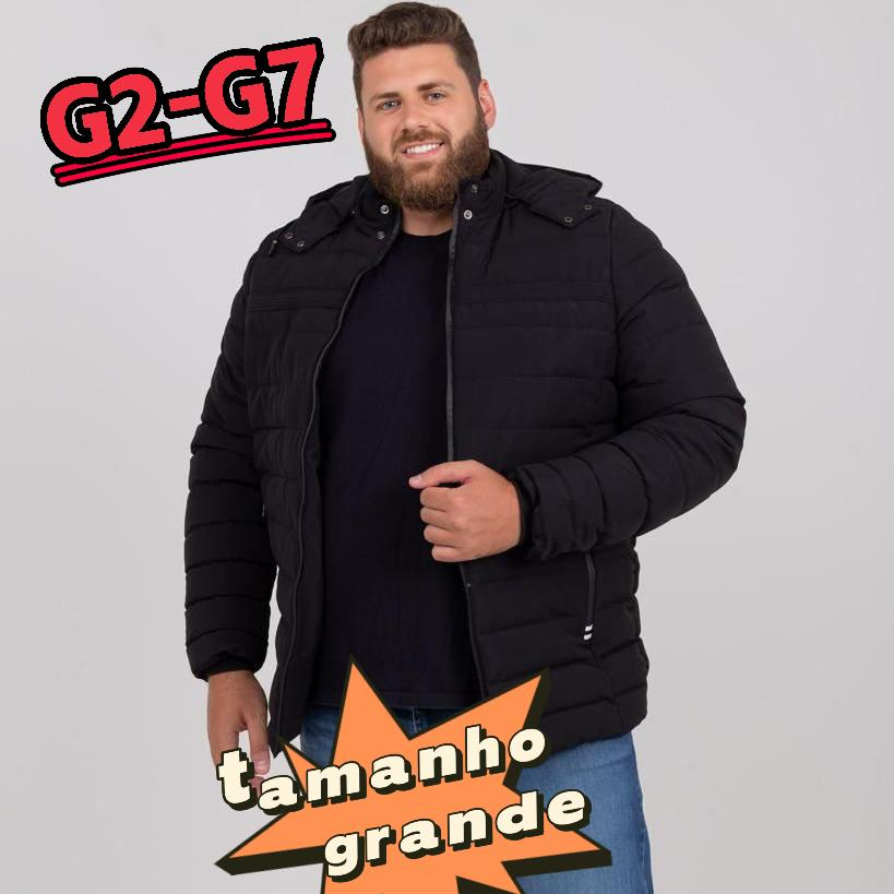 Jaqueta Bobojaco G2G3G4G5G6G7 Casaco masculino Peluciado Original Plus Size  -Lançamento Inverno 2023 motocicleta - Escorrega o Preço