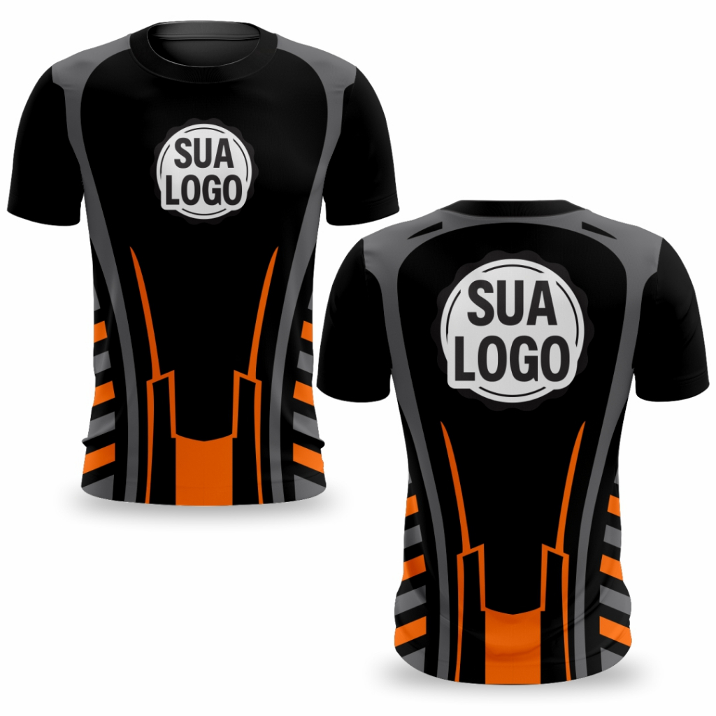 Kit 5 Camisetas Masculinas Femininas Personalizadas Com Logo Uniforme Sublimação Digital