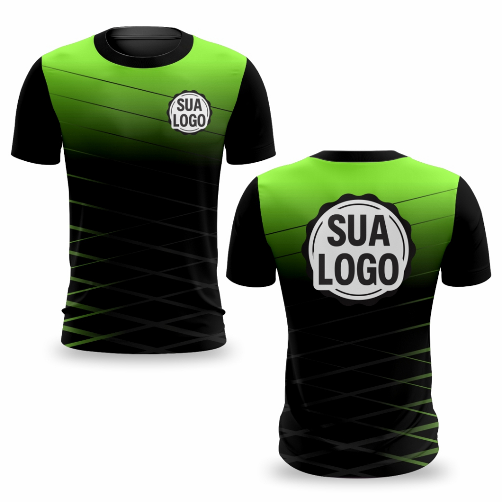 Kit 5 Camisetas Masculinas Femininas Personalizadas Com Logo Uniforme Sublimação Digital