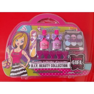 Kit de maquiagem Infantil para boneca cupcake fashion Girl