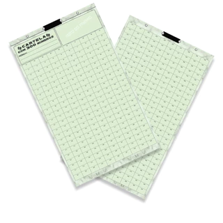 Rifa de Números c/ 2.000, 100, 150, 200, 300, 400,500, 800 e 1.000 Cartela em folha única papel 180g