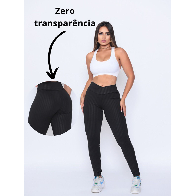 Calça Legging 3D feminina academia/ exercícios/ ginastica de poliéster  levanta bumbum não fica transparente cintura alta