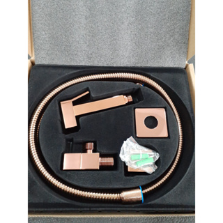 Kit Ducha Higiênica Completo Todo Em Metal Rose Gold Luxo CÓD. 352