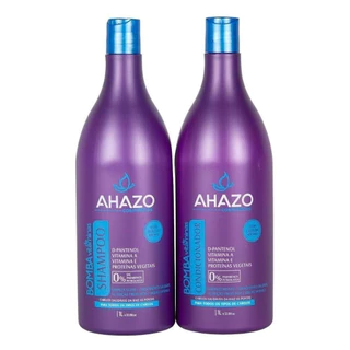 kit de cabelo Bomba de vitaminas shampoo e condicionador 1litro cada - hidratação capilar Ahazo