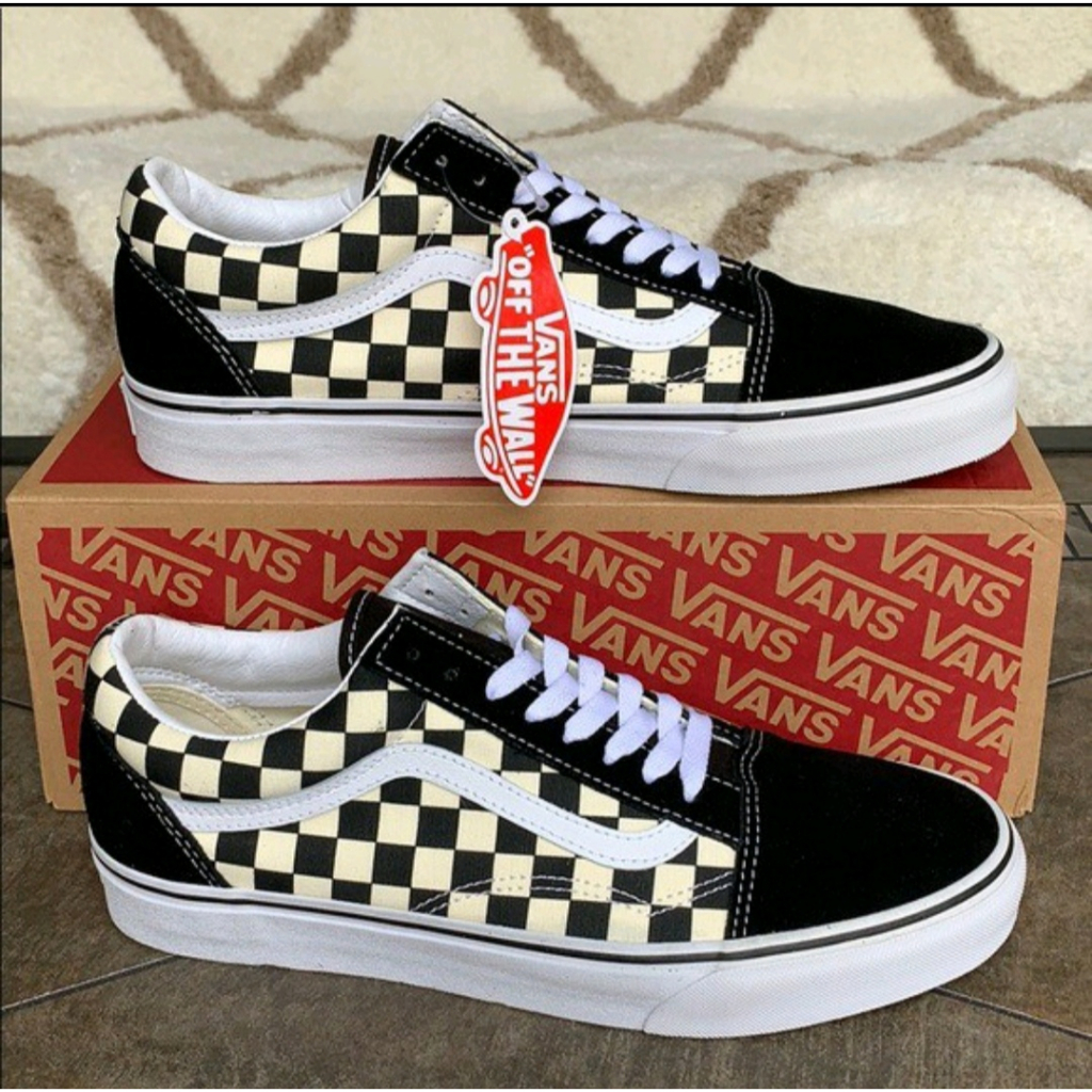 Tênis Vans Old Skool Xadrez Shopee Brasil 