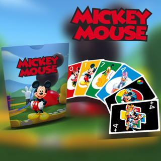 Jogo de Cartão | Jogo de Família | Jogo de Cartas Estilo UNO do Mickey | MICKEY.
