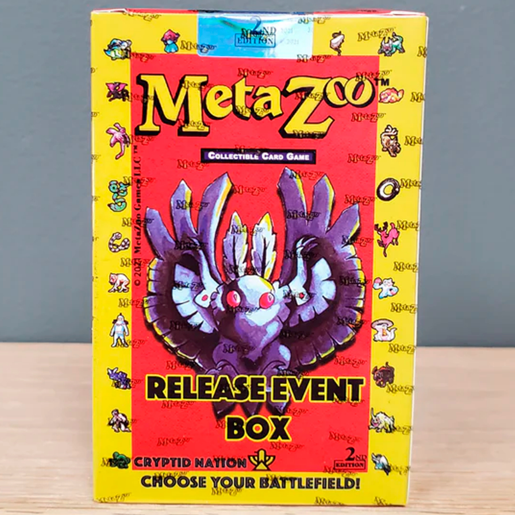 Metazoo Cryptid Nation Release Event Box Cartas Inglês TCG