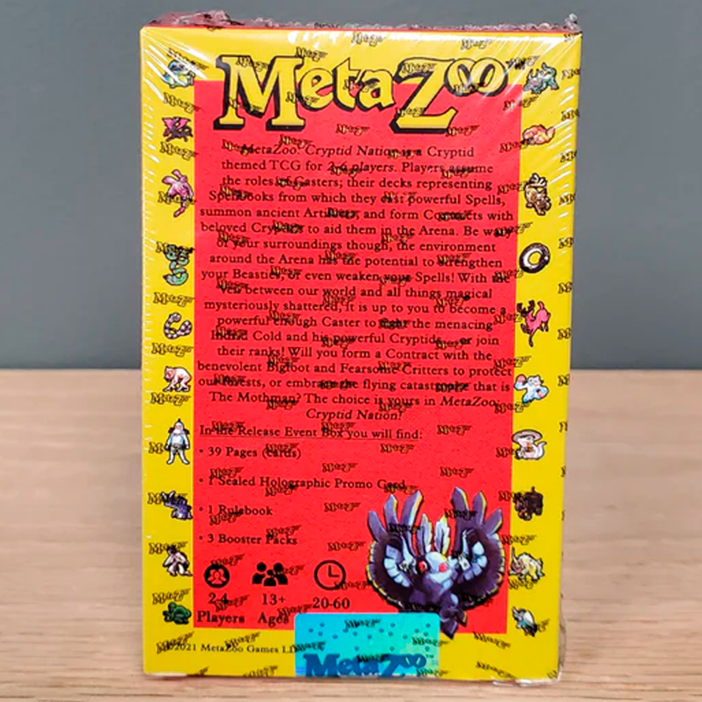 Metazoo Cryptid Nation Release Event Box Cartas Inglês TCG