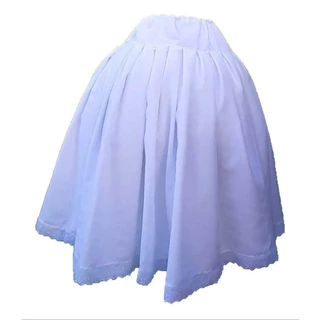 Roupa Saia Branca Ração Oxford Umbanda Candomblé Yao