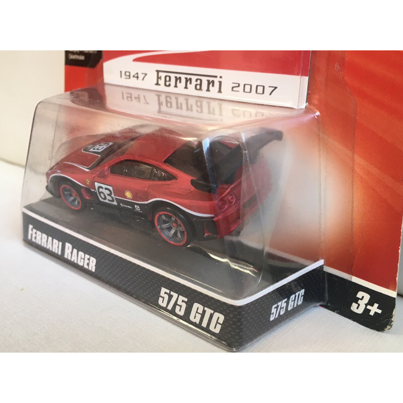 HOT WHEELS FERRARI 575 GTC 2007 60 YEARS RACER #04/24 GARIBA58