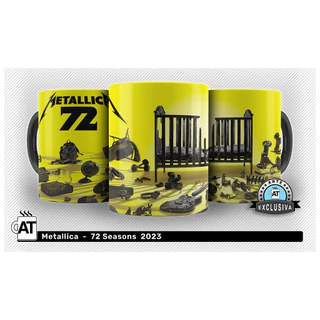 [AT] Caneca Personalizada Rock 'n Roll - Metallica 72 Seasons 2023