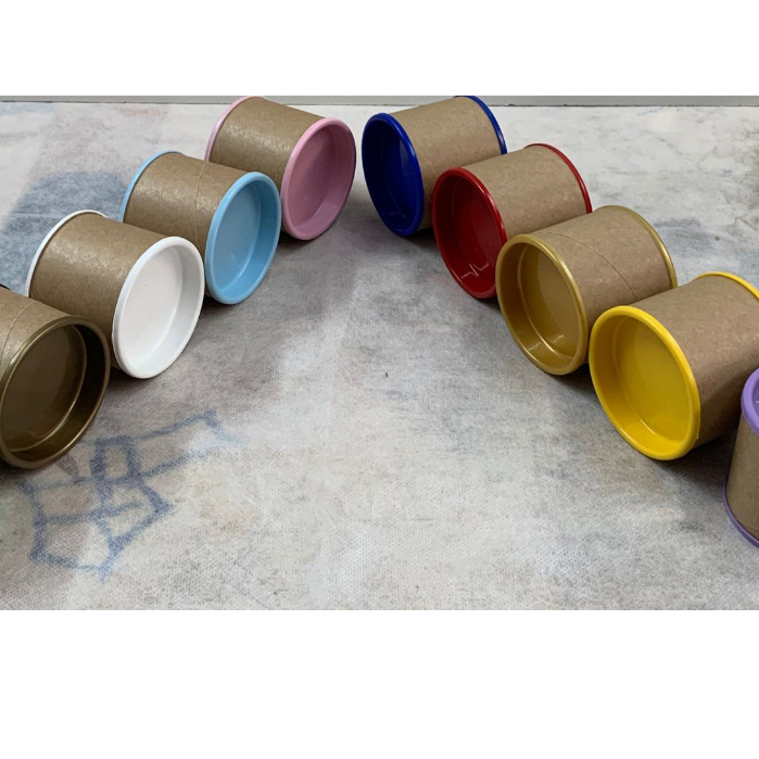 Mini Tubo Lata 5x6 c/10 unidades cor unica - Maricota Festas