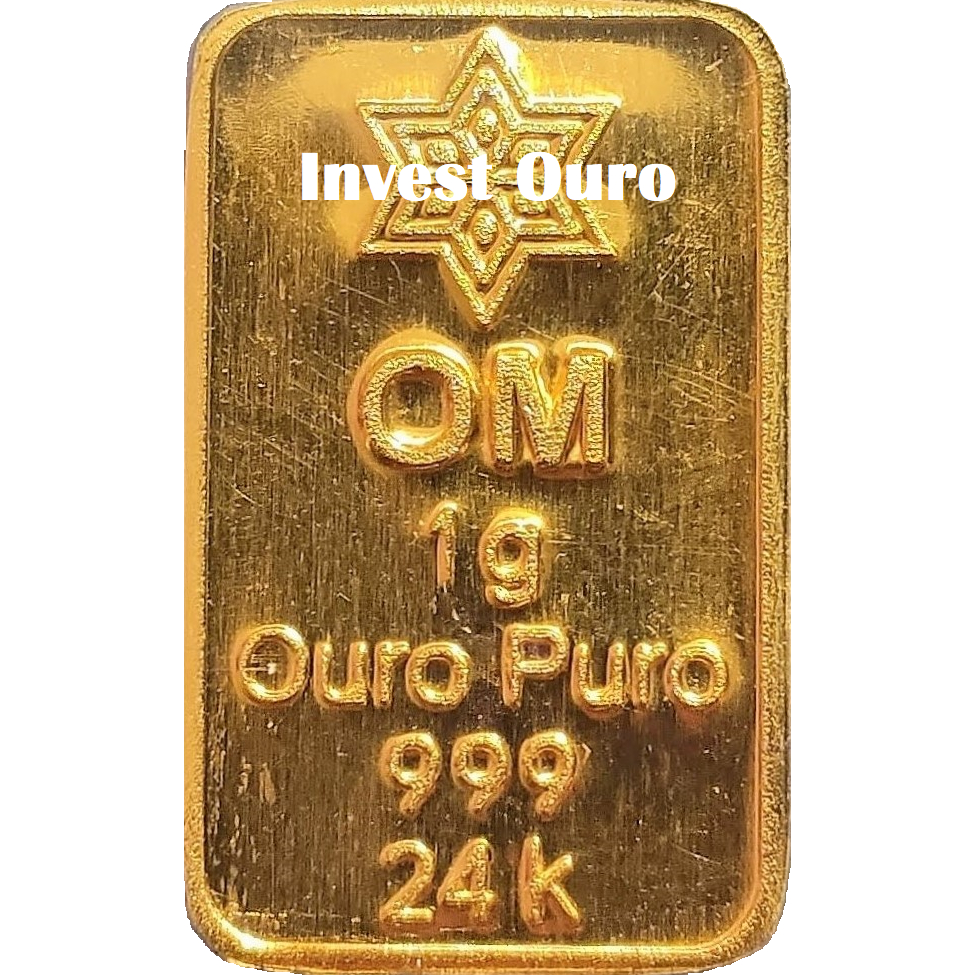 Barra de Ouro Puro 24K Quilates 1 Grama | Shopee Brasil