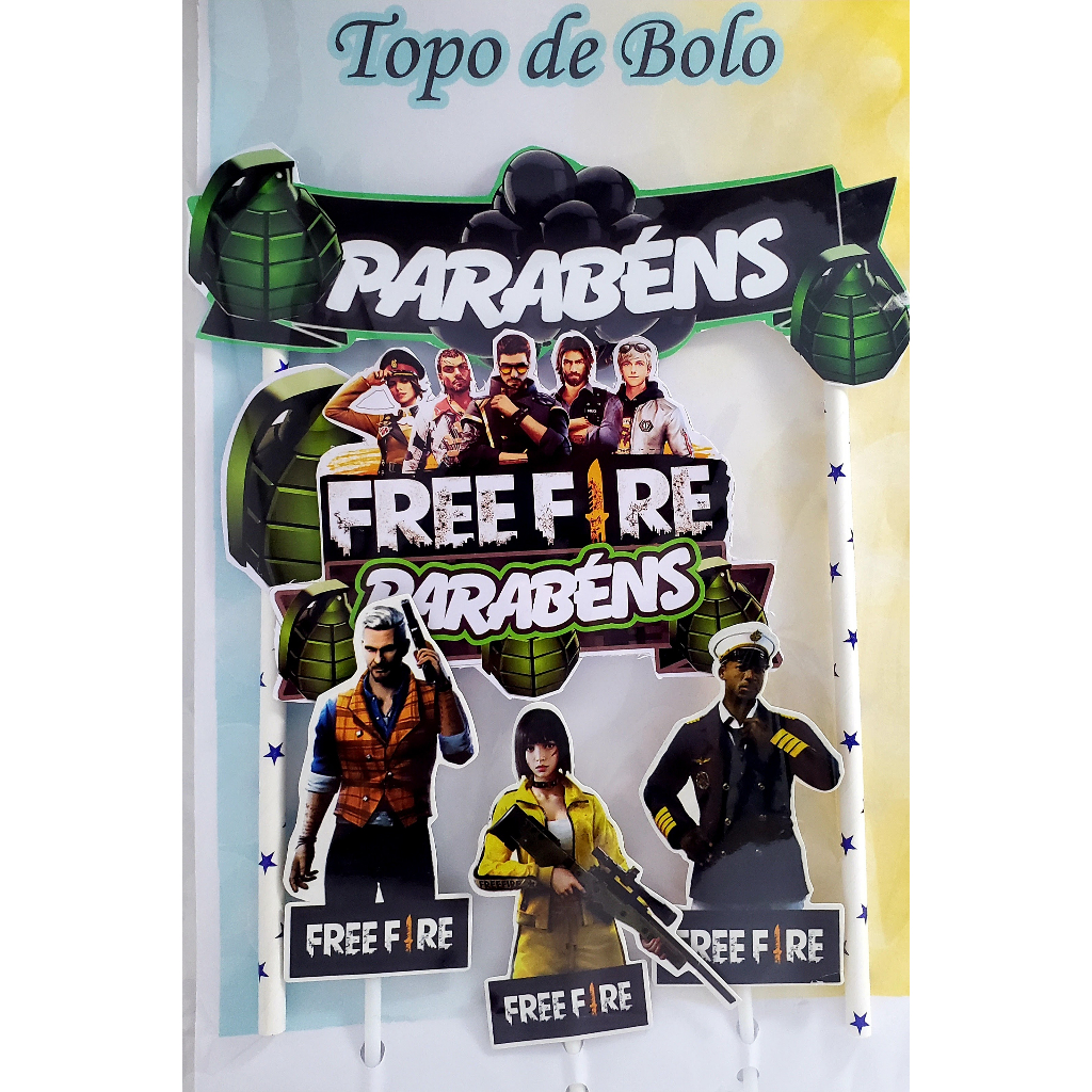 Vela - Free Fire N° 9 - 1 unidade - Festcolor - Rizzo - Rizzo Embalagens