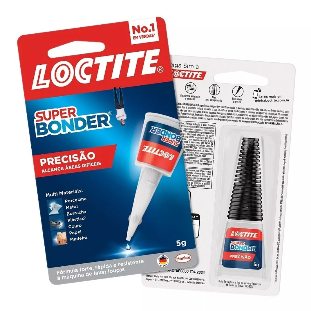 Cola Super Bonder Power Flex gel 2g Loctite - 2687405 - Henkel