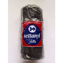 Fio Encerado Settanyl Cordone Linha 100g Tex 480 Preto 11