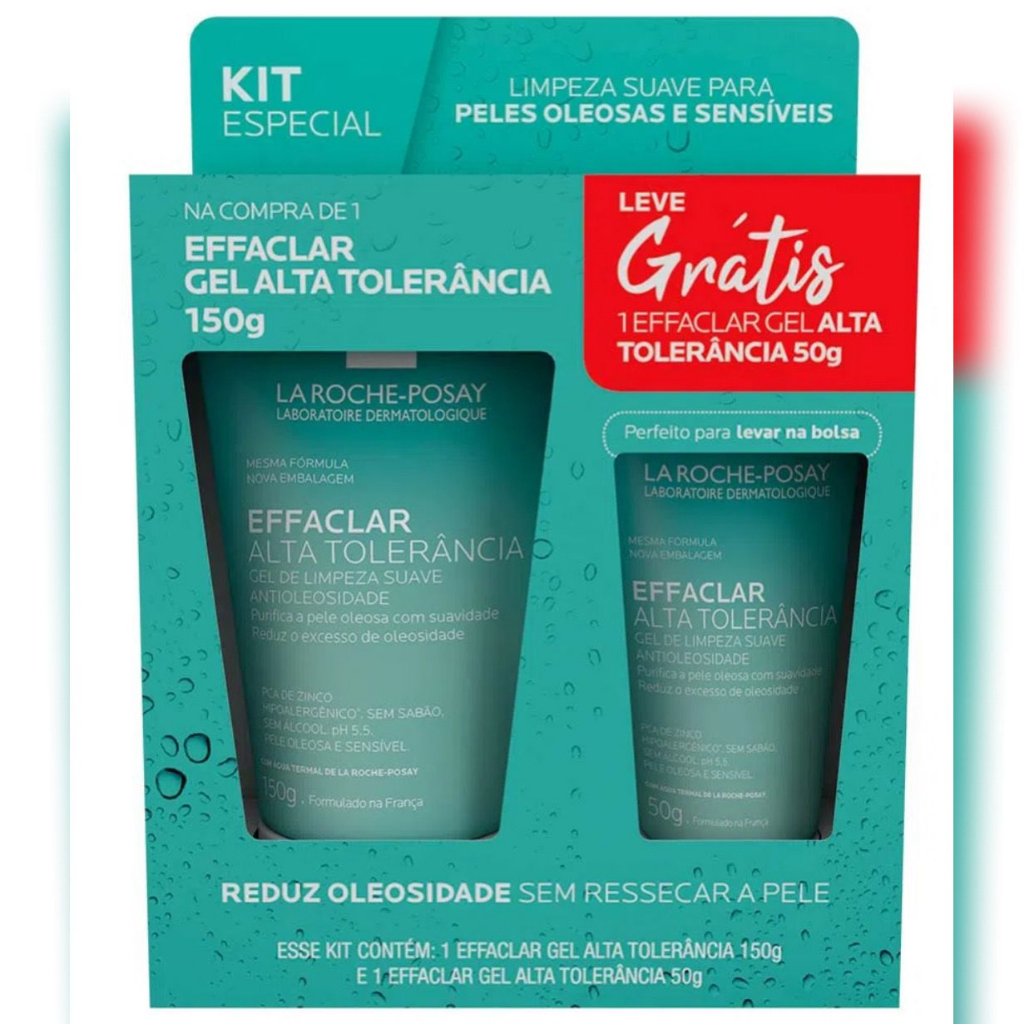 Kit Gel De Limpeza Facial La Roche Posay Effaclar Alta Toler Ncia G G Shopee Brasil