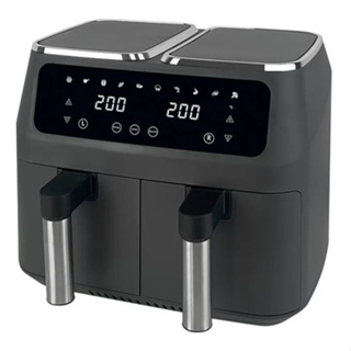 Air Fryer Dupla Digital Touch Gigante 8 L Fritadeira 127v