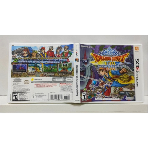 Dragon Quest VIII Journey Of The Cursed King - Nintendo 3DS - Carvalho Games