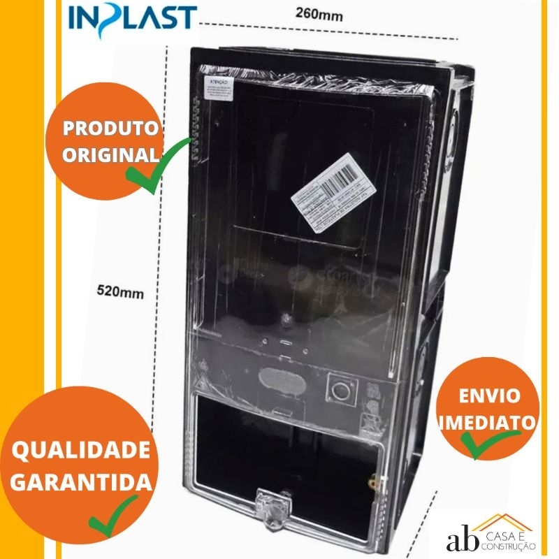 Caixa Luz para Energia Padrão NOVO Trifasica Padrã Coelba Polifasica