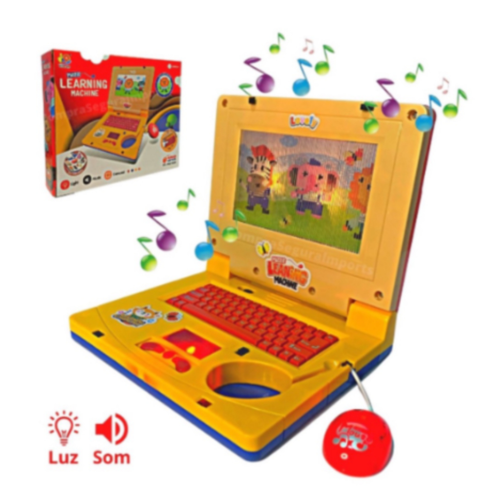 Brinquedo Laptop Notebook Infantil Musical Com Som E Luzes Jogos em  Português - Mini pc Educativo - Laptop / Notebook Infantil - Magazine Luiza