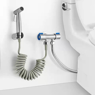 Ducha Higiênica Metal Gatilho Mangueira Flexível com Registro