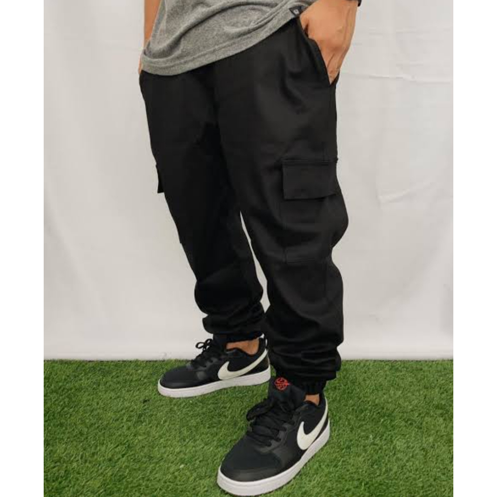 Calça Cargo Larga Sarja Skate Retrô Pinterest