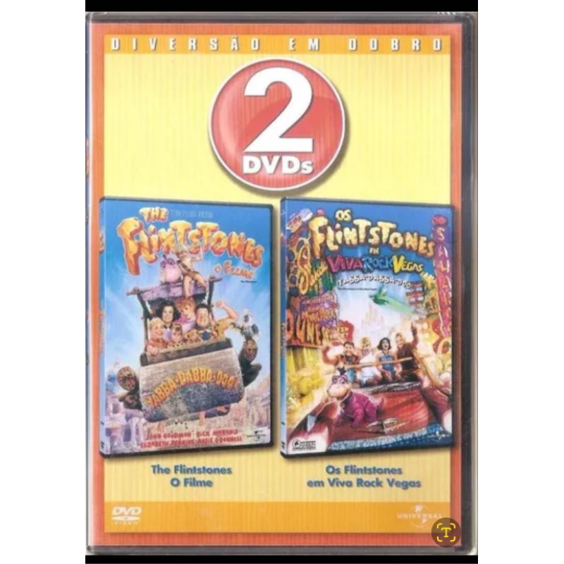 Dvd Duplo Os Flintstones O Filme + VIVA ROCK VEGAS / Original e lacrado ...